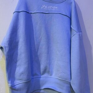 Justice Light Blue Pullover